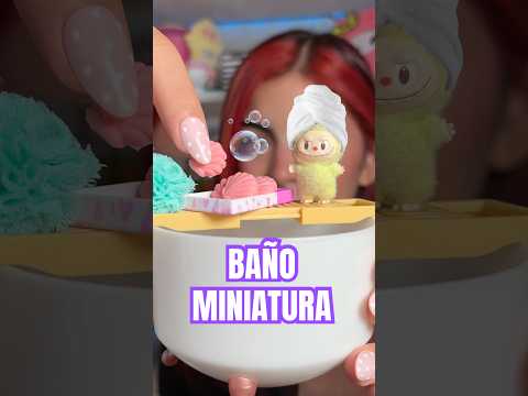 MINI JABON para mi LABUBU😱💚 #hellomon #abriendojuguetes #juguetes #minibrands