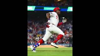 Felix Reyes primer LATINO de los Phillies en conectar HR en su primer turno   #dios #felixreyes0