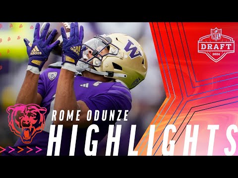 Rome Odunze Highlights | Chicago Bears video clip