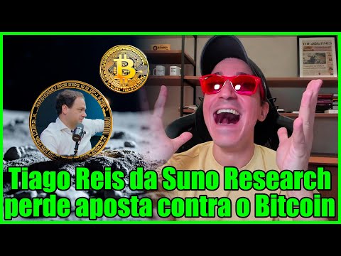 Tiago Reis da Suno Research perde aposta contra o Bitcoin e xinga muito no Twitter: “dinheiro burro”