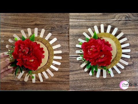 Membuat Hiasan Dinding dari Stik Es Krim || Kerajinan Stik Es Krim