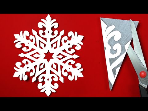 Easy Way to Create FANCY Paper Snowflakes