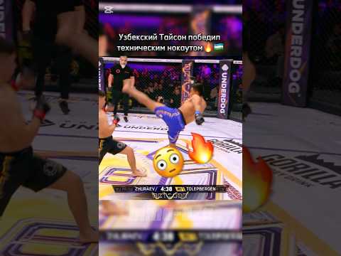 Жасурбек Жураев🇺🇿 vs Нурдаулет Толепберген🇰🇿 #мма #нокаут #боец #казах #узбек #узбекистан #mma