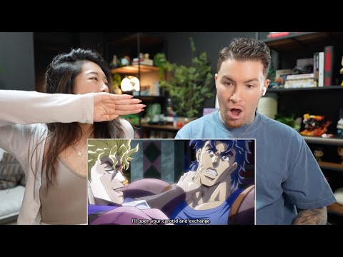 SHE CANT EVEN WATCH 🤣 | FIRST TIME Watching JoJo's Bizarre Adventure! |  Episode 8 Reaction