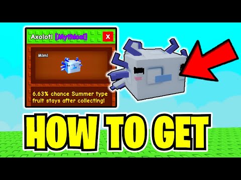 How To GET AXOLOTL & SHOWCASE In GROW A GARDEN! (FULL GUIDE) ROBLOX