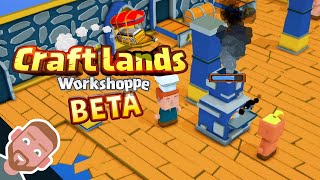 Getting A Worker - First Gameplay - Craftlands Workshoppe Beta