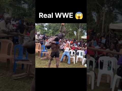 Real WWE Fight , SmackDown , Uganda Bodybuilding Fight #wwe #bodybuilding #entertainment