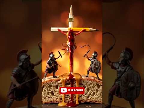 The Handcrafted Crucifixion – A Diorama of Faith”#shortsfeed #ai