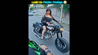 Ladki ko Patake Chahiye 🤣 Crazy Police Without Helmet | Chalan Kato | Super Bike Zx10r