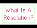 Exploring Story Elements: Resolution