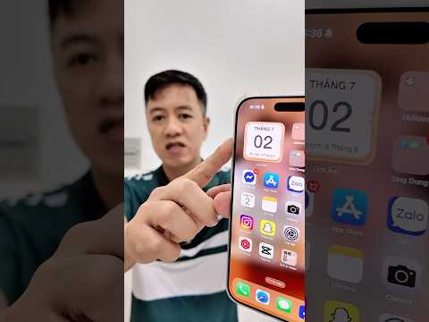 Hiển thị lịch âm trên màn hình chính Iphone #congnghe
