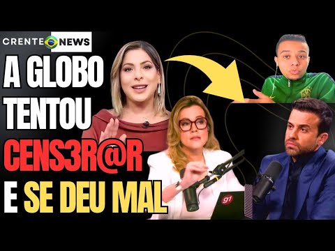 🔴 URGENTE: JORNALISTAS DA GLOBO TENTAM INTIMIDAR, MAS PALBO SOLTA UMA POLÊMICA #pablomarçal