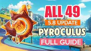 How to: GET ALL 49 PYROCULUS NATLAN 5.8  UPDATE | COMPLETE GUIDE FULL TUTORIAL | Genshin Impact