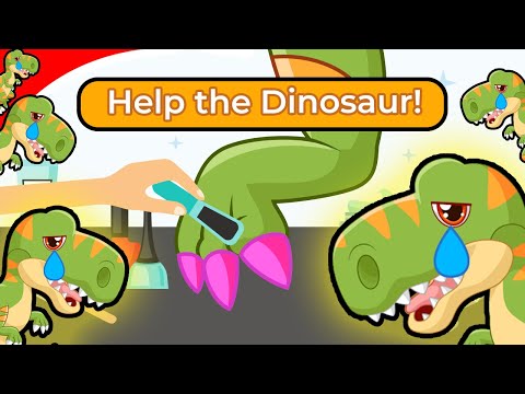 Help T-REX: Decorate Dino Nails!