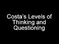 Understanding Costa's Levels of Thinking and Questioning