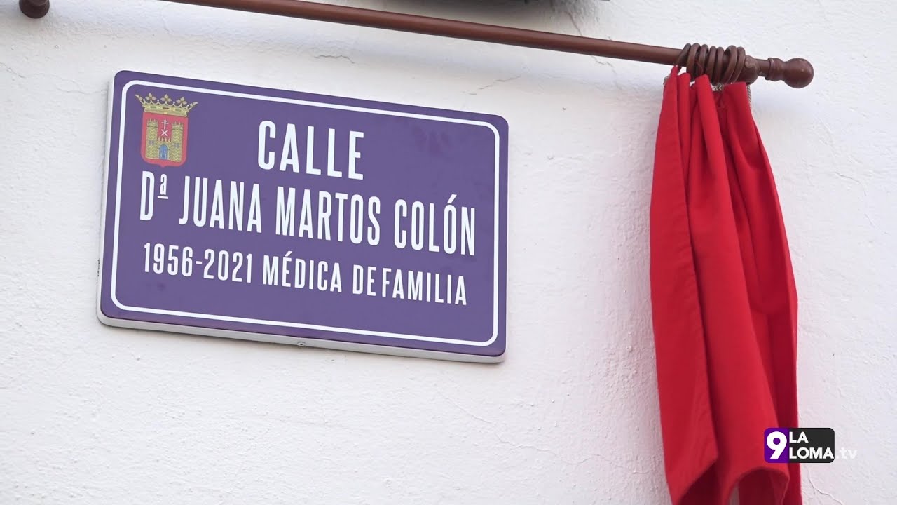 Inauguración de la Calle Dª Juana Martos Colón, 8.3.2023 Baeza