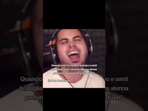 La lecchina della classe quando vuole sa come escogitare i piani per i voti facili ๐โ