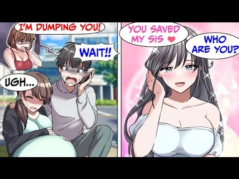 I Helped A Pregnant Lady & Got Late, So My Ex Broke Up, But A Cute Girl Thanks Me (RomCom Manga Dub)