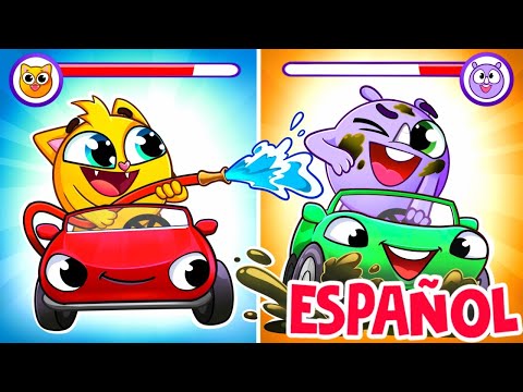 Mi Coche Ama los Charcos de Lodo 🚙🧼 | Canciones Divertidas para Niños 😻🐨🐰🦁 por Baby Zoo