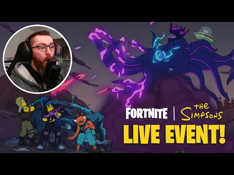 ENKS REACTS TO THE SIMPSONS MINI EVENT IN FORTNITE!