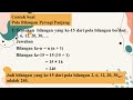 Kuis Pola Bilangan