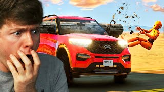 Reacting to CAR CRASHES and DANGEROUS DRIVING! (BeamNG Drive)