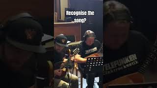 In the studio a few years ago! Know the song? #beer #finland #folkmusic #bluegrass #herman #remmel