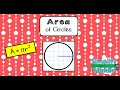 Calculating the Area of Circles