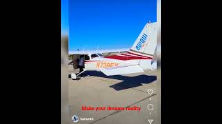 From FS2020 to a real flight. been airplane pilot for first time. Cessna 172 Florida, USA