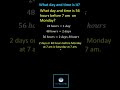 Time Calculations and Conversions