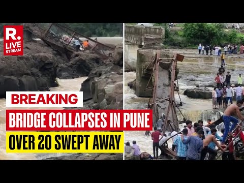 LIVE: Massive Bridge Collapse Kills At Least 5, Several Injured | Pune | Maharashtra