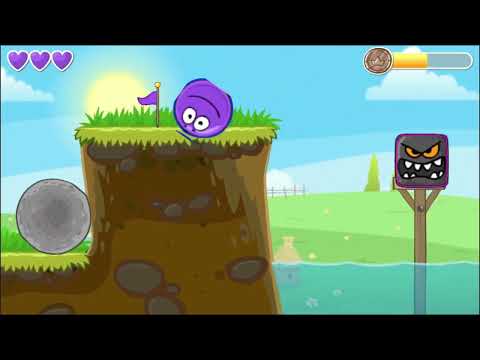 Red Ball 4 Cat vs Dog vs Purple Ball Mini Boss Fight