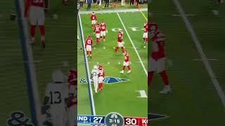 The Colts tied game at 30, Mahomes on the move in overtime #NFL #Football #Colts #Chiefs