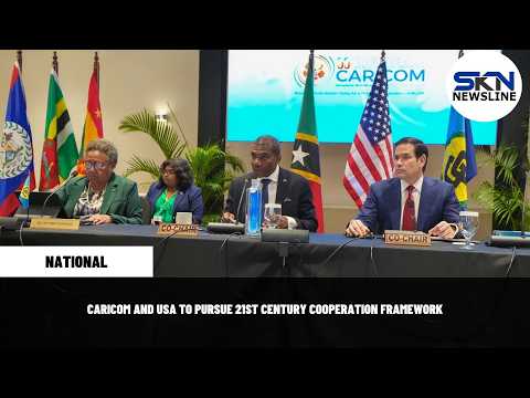 YouTube video thumbnail: Caricom And USA To Pursue 21st Century Cooperation Framework