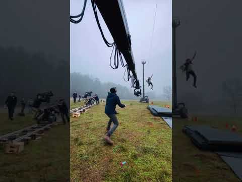 This Is How Hollywood Creates INSANE Stunts! 🎬🔥 #behindthescene #stunt