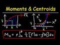 Centroids and Moments of Regions