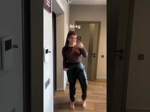 From 106 kg to 66 kg โ A Full Year of Progress โจ๐ช #fattofit #motivation #beforeandafter #plussize