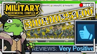 Military Incremental Complex, An Incremental Clicker Game