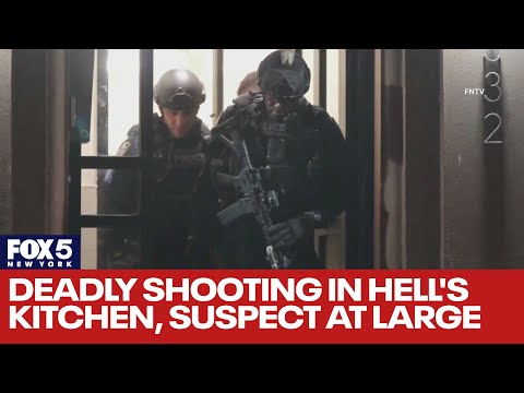 Deadly shooting in Hell's Kitchen, suspect still at large