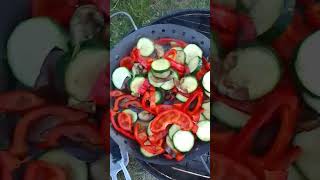 Dorade mit Grillgemüse und Kartoffeln