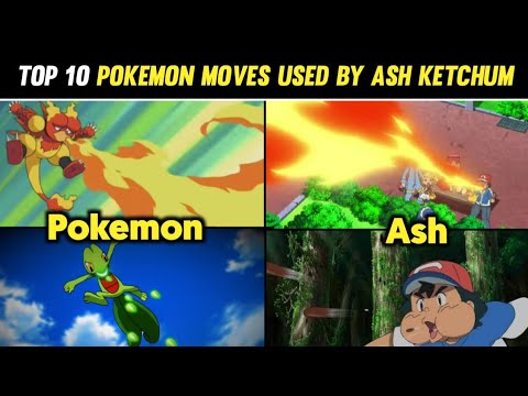 10 Times When ash Used Pokemon Moves | Top 10 Moves Of Ash | Ash Can Use Pokemon moves | Hindi |