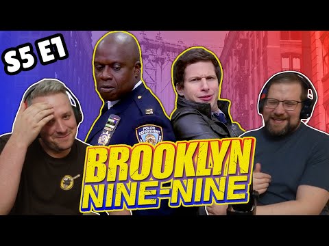 British Guys HILARIOUS Brooklyn Nine-Nine Reaction - S5 E1 (The Big House Pt. 1)