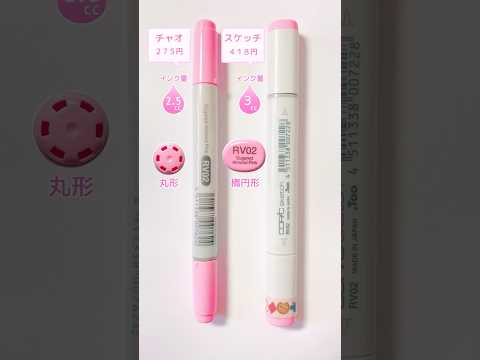 コピックのチャオとスケッチはどう違うの？ #Shorts