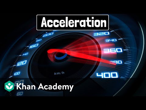 Acceleration | Physics | Khan Academy