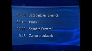 21.4.2006 - TV NOVA - reklamy, upoutávky, dnes večer