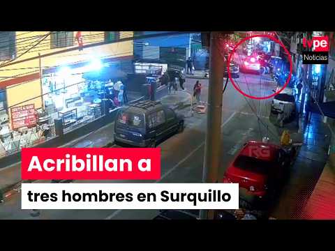 Surquillo: asesinan a balazos a tres ciudadanos venezolanos