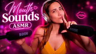 ASMR 💋 MOUTH SOUNDS MUY CERCA del MIC 🎤 Sonidos Intensos para Dormir en 4k
