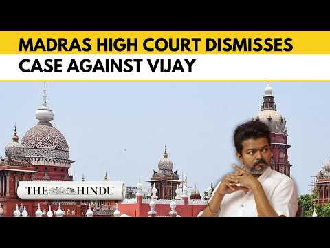 YouTube video thumbnail: Madras High Court Dismisses Second Assets Case Against Vijay Over Election Affidavit