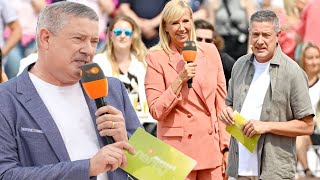 Andrea Kiewel in Tel Aviv festgesetzt – Joachim Llambi überrascht im Fernsehgarten!