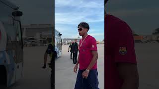 Hi, Valencia! 👋 #fcbarcelona #shorts #lamineyamal